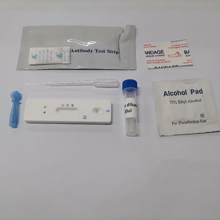 Covid-2019 kolloidalt gull antistoffsett Igm Igg Rapid Antigen Test Kit