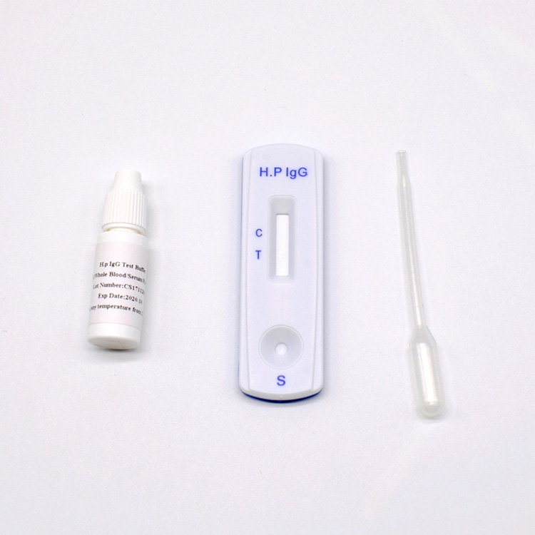 One Step H Pylori Igg Antibody Blodprøvekassett