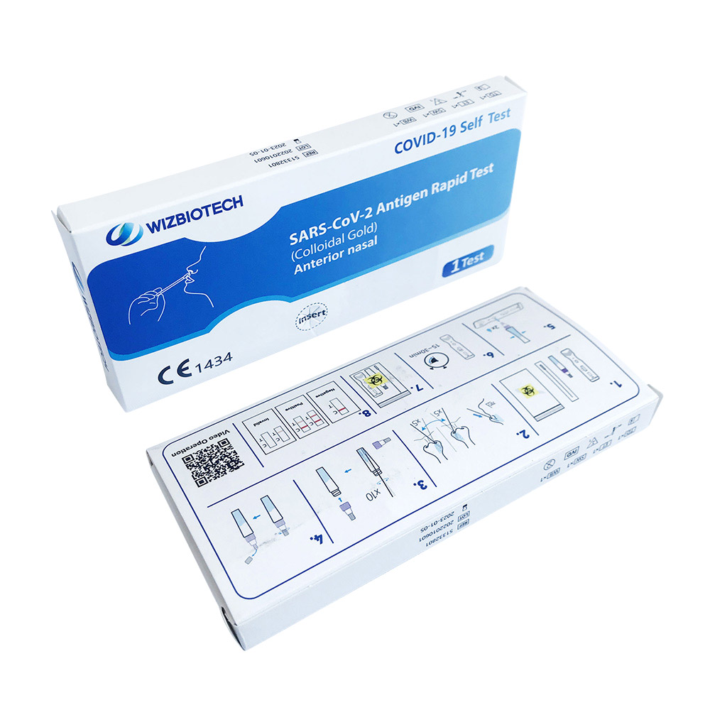 SARS-CoV-2 antigen hurtigtest (kolloidalt gull) for selvtesting